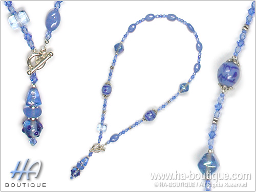 Collier de perles - Bead necklace - Modle