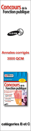 Concours de la Fonction publique sur CD ROM